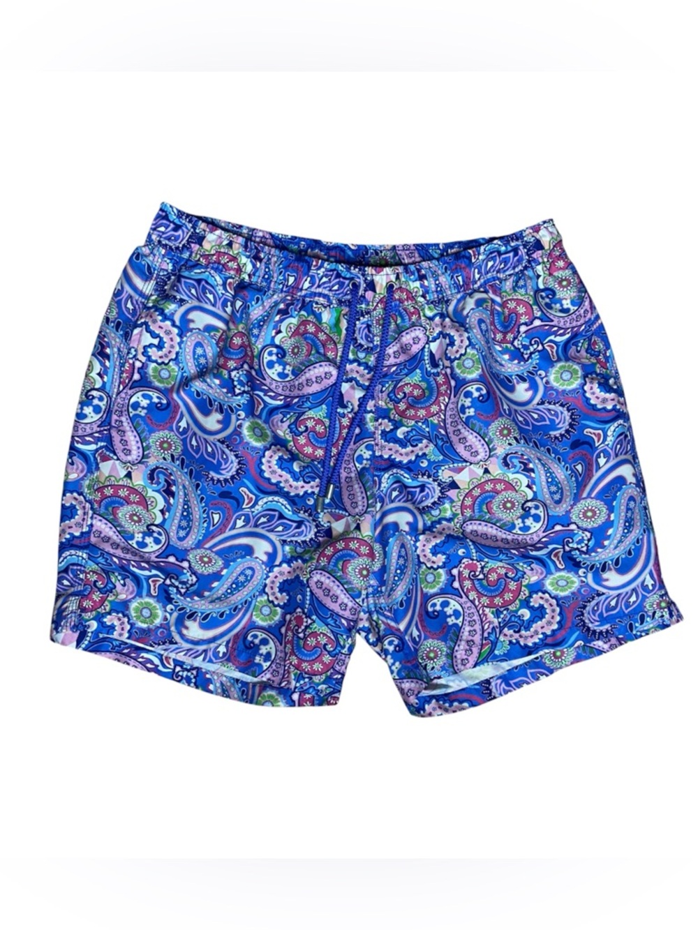 Bluemint Swim Short Classic Signature Arthus Paisley Print Mens Large 6” Inseam